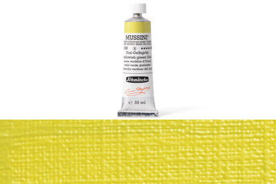 Schmincke - Mussini Oil Colors, 35 mL, #208 Yellowish Green Ural - St. Louis Art Supply