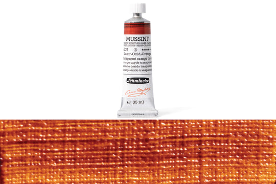 Schmincke - Mussini Oil Colors, 35 mL, #237 Transparent Orange Oxide - St. Louis Art Supply