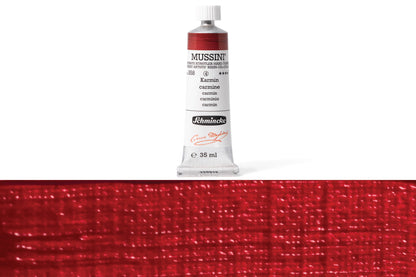 Schmincke - Mussini Oil Colors, 35 mL, #358 Carmine - St. Louis Art Supply