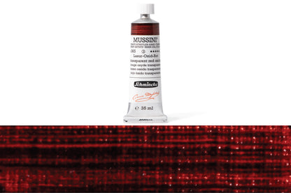 Schmincke - Mussini Oil Colors, 35 mL, #365 Transparent Red Oxide - St. Louis Art Supply