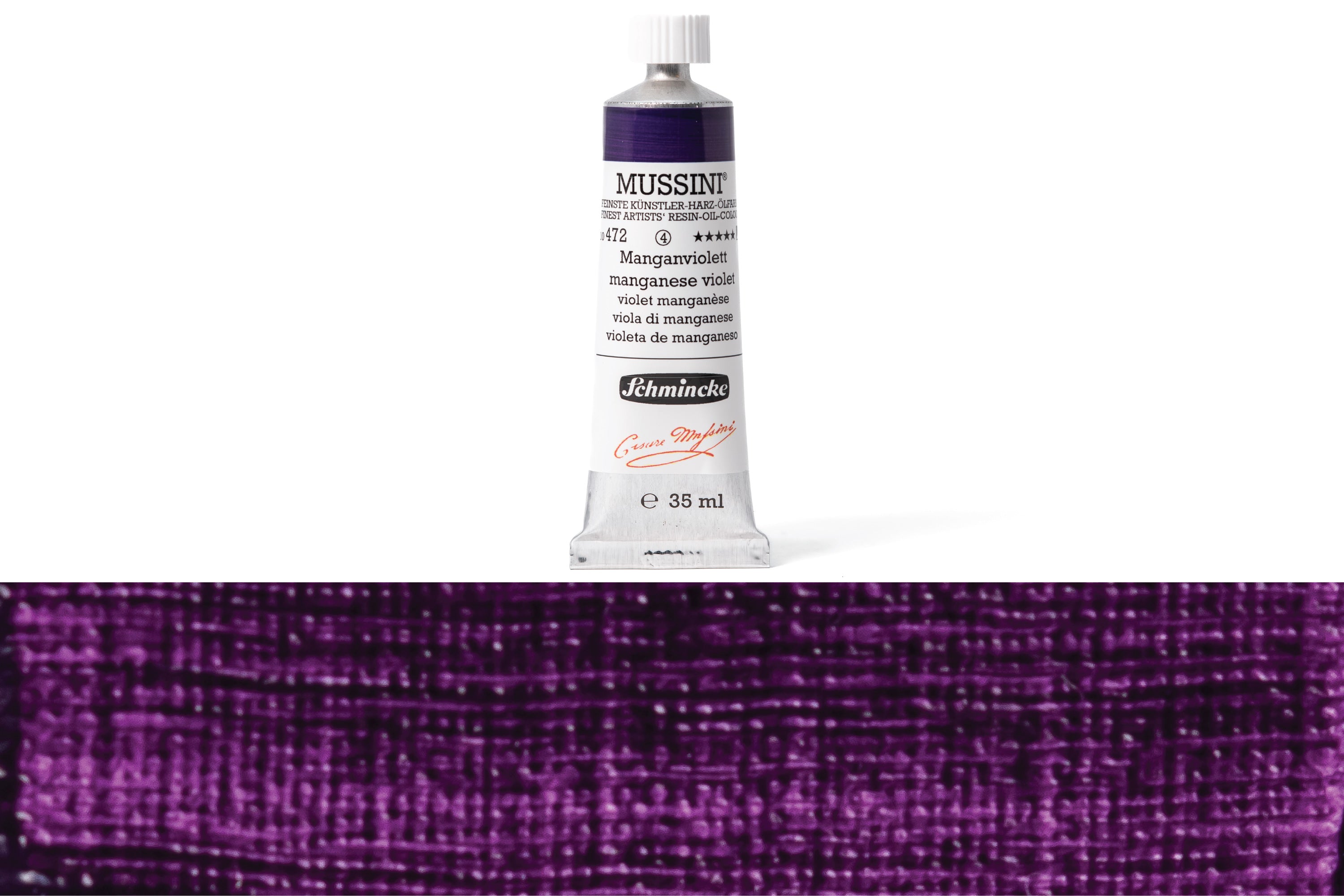 Schmincke - Mussini Oil Colors, 35 mL, #472 Manganese Violet - St. Louis Art Supply
