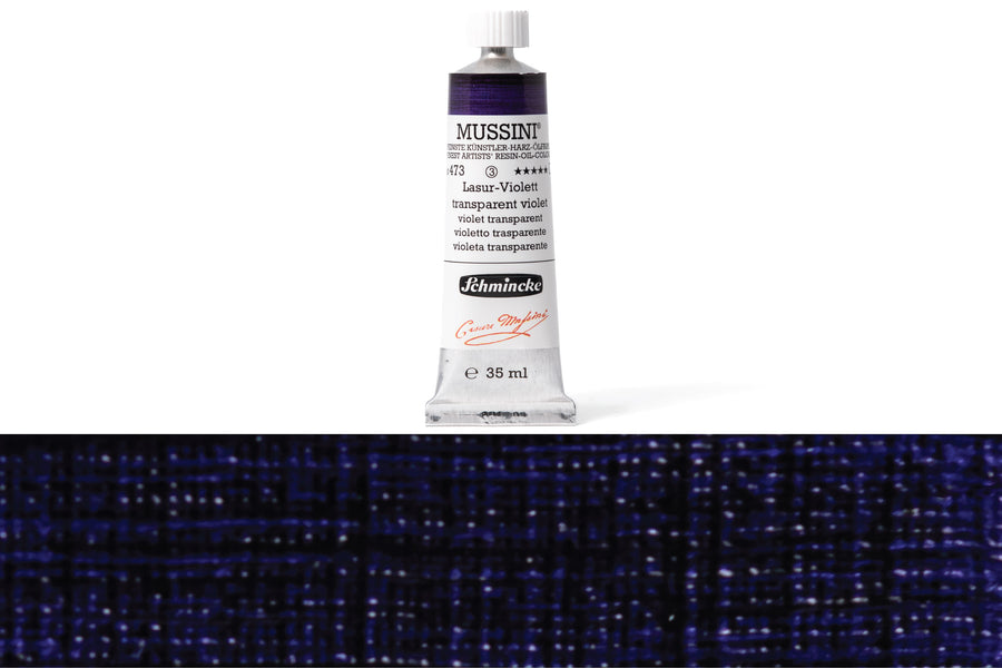 Schmincke - Mussini Oil Colors, 35 mL, #473 Transparent Violet - St. Louis Art Supply