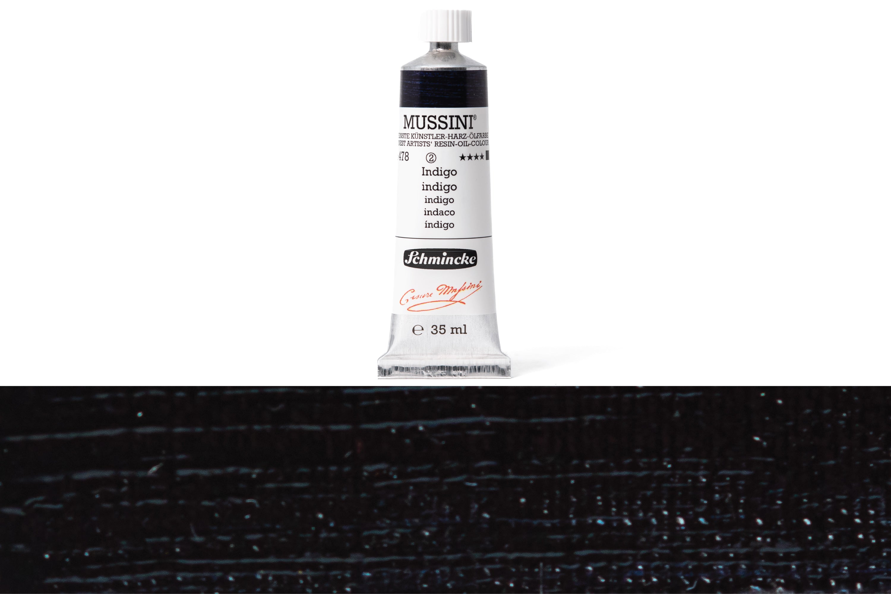 Schmincke - Mussini Oil Colors, 35 mL, #478 Indigo - St. Louis Art Supply