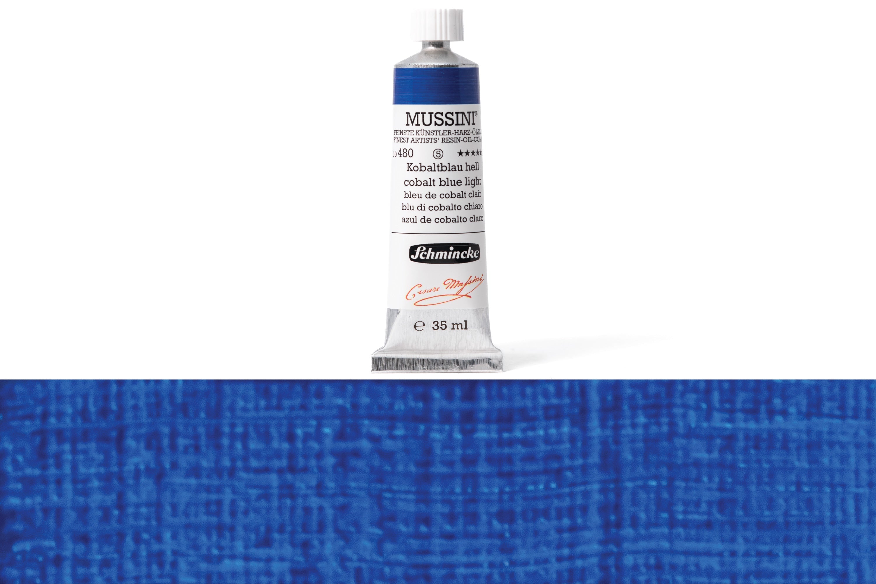 Schmincke - Mussini Oil Colors, 35 mL, #479 Sapphire Blue - St. Louis Art Supply
