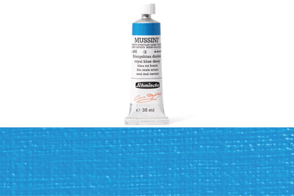 Schmincke - Mussini Oil Colors, 35 mL, #486 Royal Blue Deep - St. Louis Art Supply