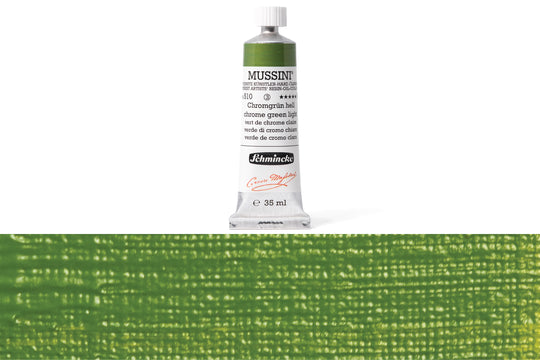 Schmincke - Mussini Oil Colors, 35 mL, #510 Chrome Green Light - St. Louis Art Supply