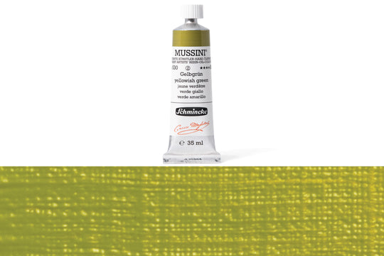 Schmincke - Mussini Oil Colors, 35 mL, #530 Yellowish Green - St. Louis Art Supply