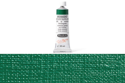 Schmincke - Mussini Oil Colors, 35 mL, #535 Oriental Green - St. Louis Art Supply