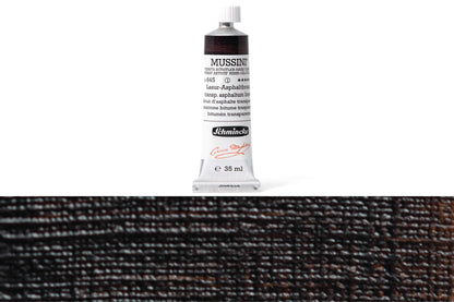 Schmincke - Mussini Oil Colors, 35 mL, #645 Transparent Asphaltum Brown - St. Louis Art Supply