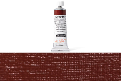 Schmincke - Mussini Oil Colors, 35 mL, #647 Pompeiian Red - St. Louis Art Supply