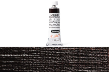Schmincke - Mussini Oil Colors, 35 mL, #666 Natural Burnt Umber - St. Louis Art Supply