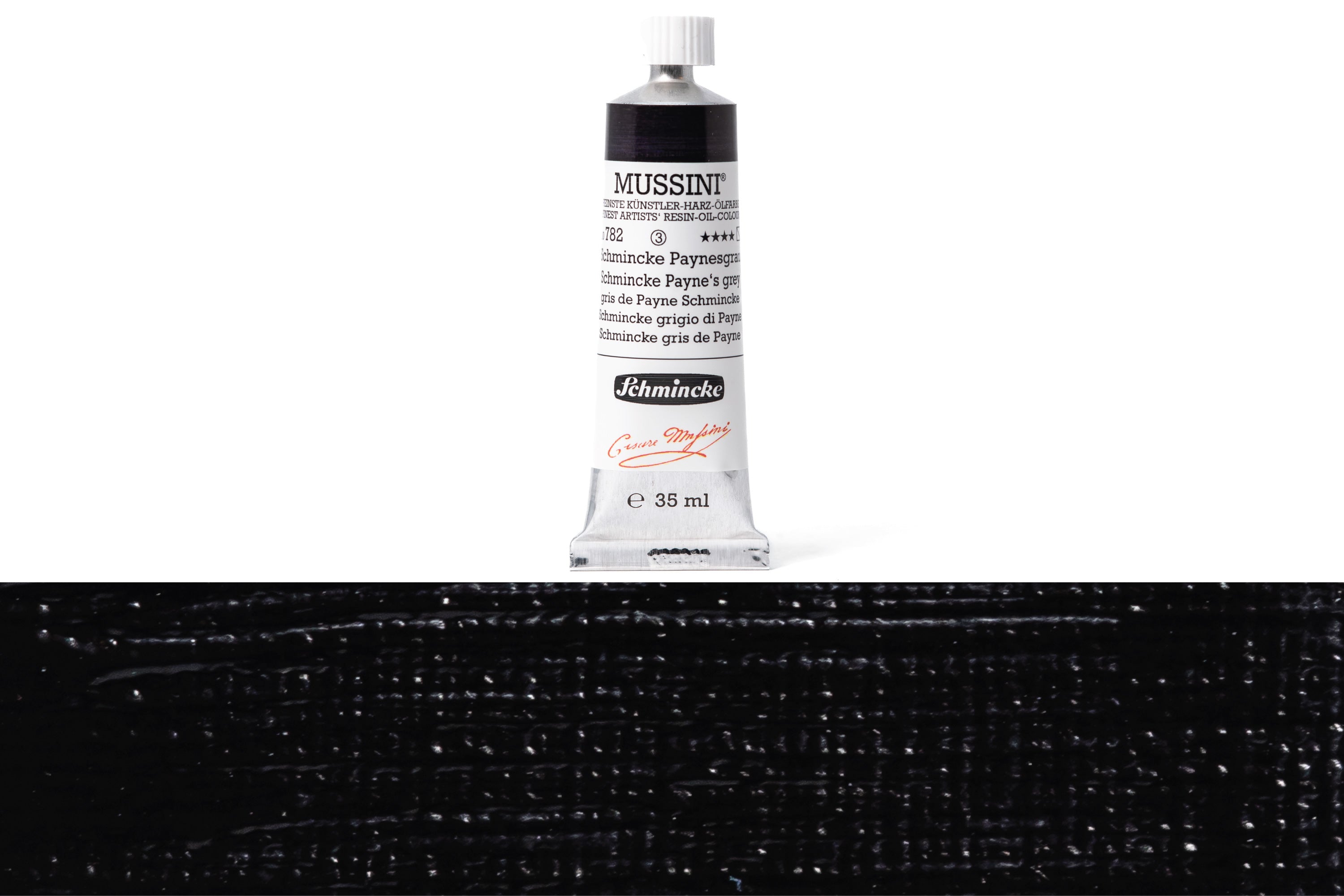 Schmincke - Mussini Oil Colors, 35 mL, #782 Schmincke Payne's Grey - St. Louis Art Supply