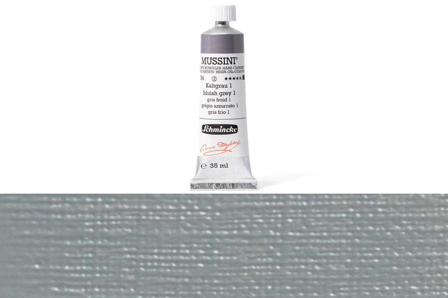 Schmincke - Mussini Oil Colors, 35 mL, #784 Cool Grey 1 - St. Louis Art Supply
