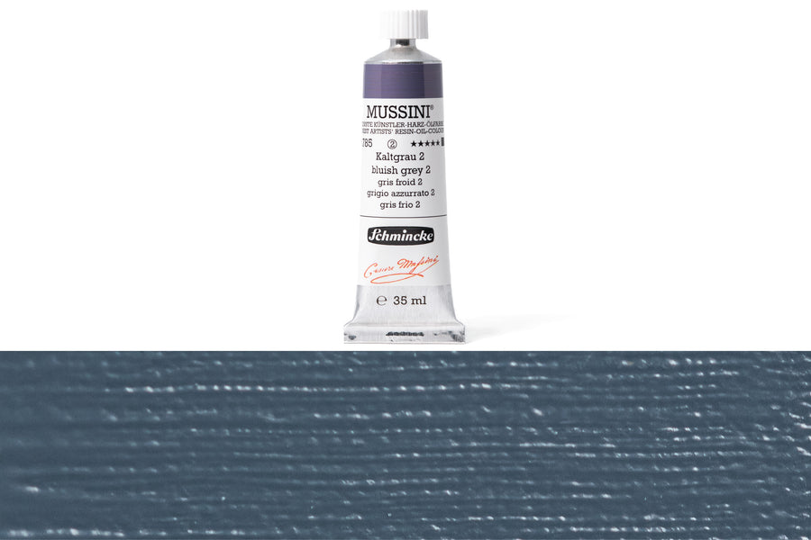 Schmincke - Mussini Oil Colors, 35 mL, #785 Cool Grey 2 - St. Louis Art Supply