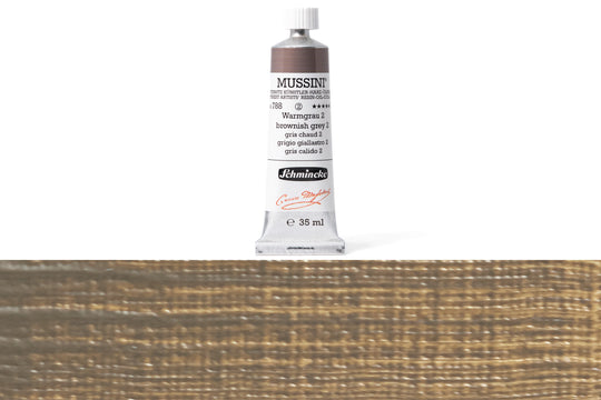 Schmincke - Mussini Oil Colors, 35 mL, #788 Warm Grey 2 - St. Louis Art Supply