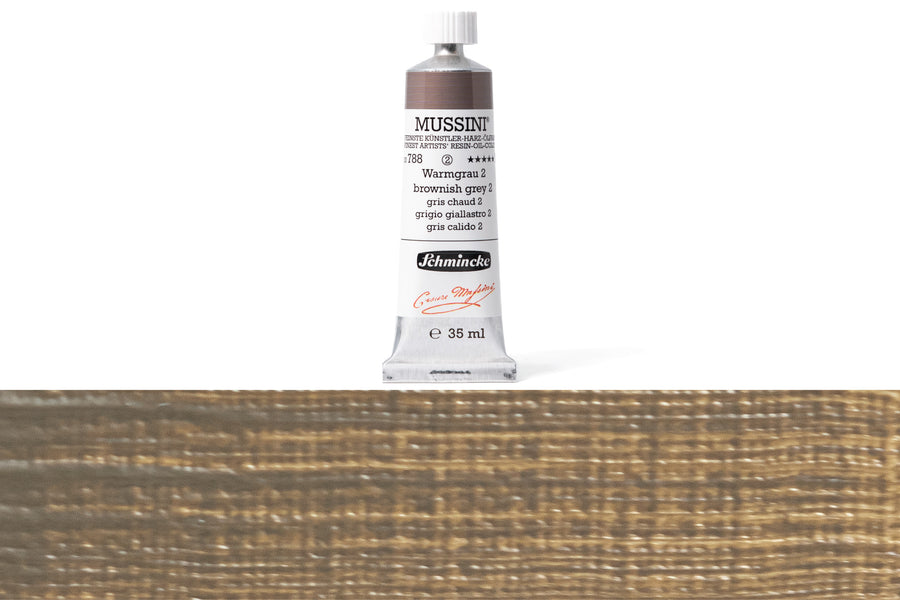 Schmincke - Mussini Oil Colors, 35 mL, #788 Warm Grey 2 - St. Louis Art Supply