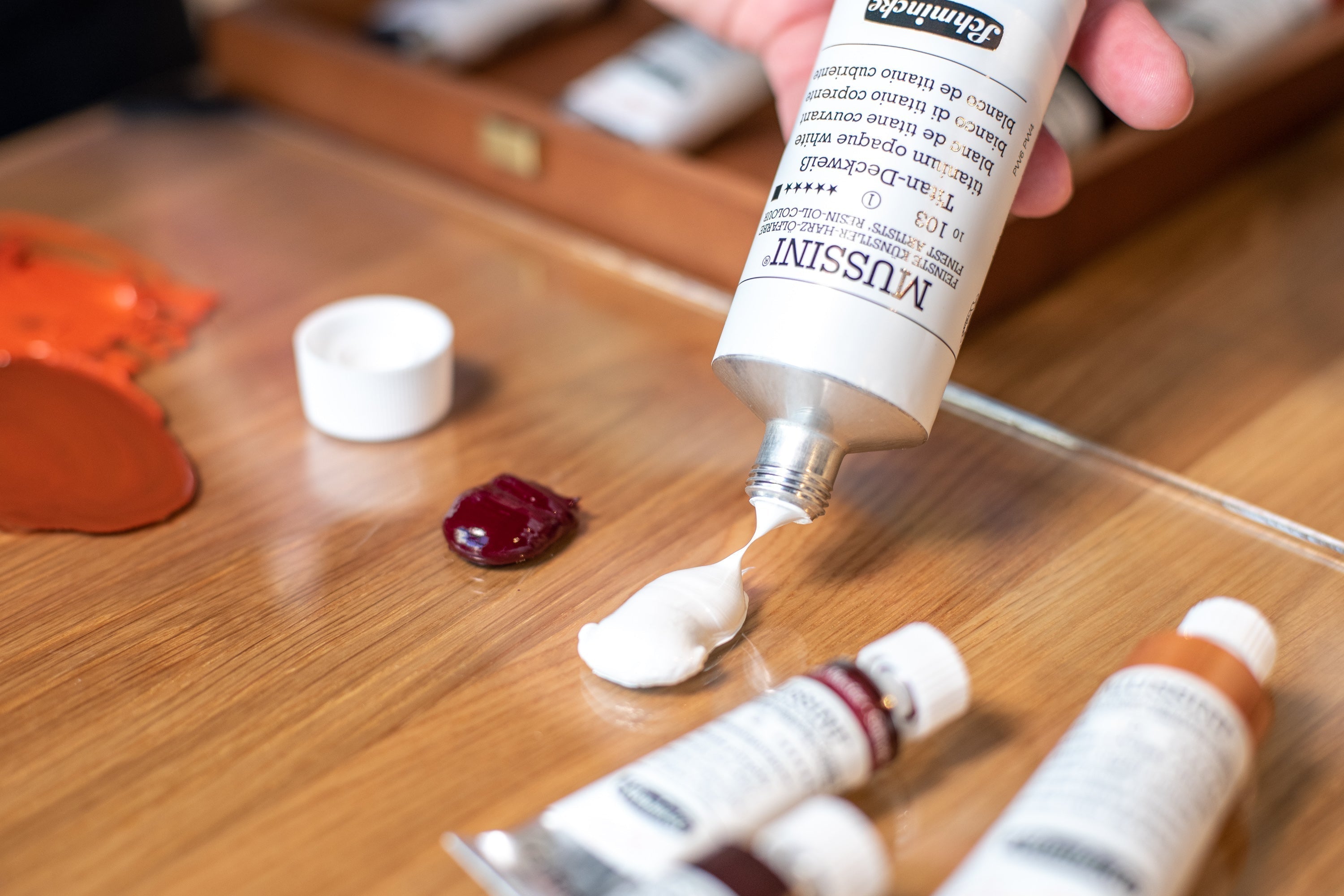 Schmincke - Mussini Oil Colors, 35 mL, #101 Flake White Substitute - St. Louis Art Supply