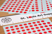 Nichiban - My Tac Sticky Dots, 8 mm, Blue - St. Louis Art Supply