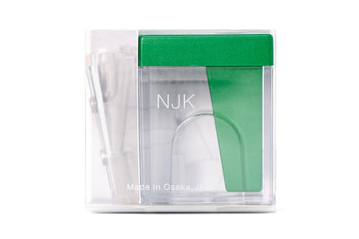 NJK - #531S Long Point Sharpener, Metallic Green - St. Louis Art Supply