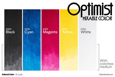 Optimist Pigment Ink, CMYK+ Set of 6