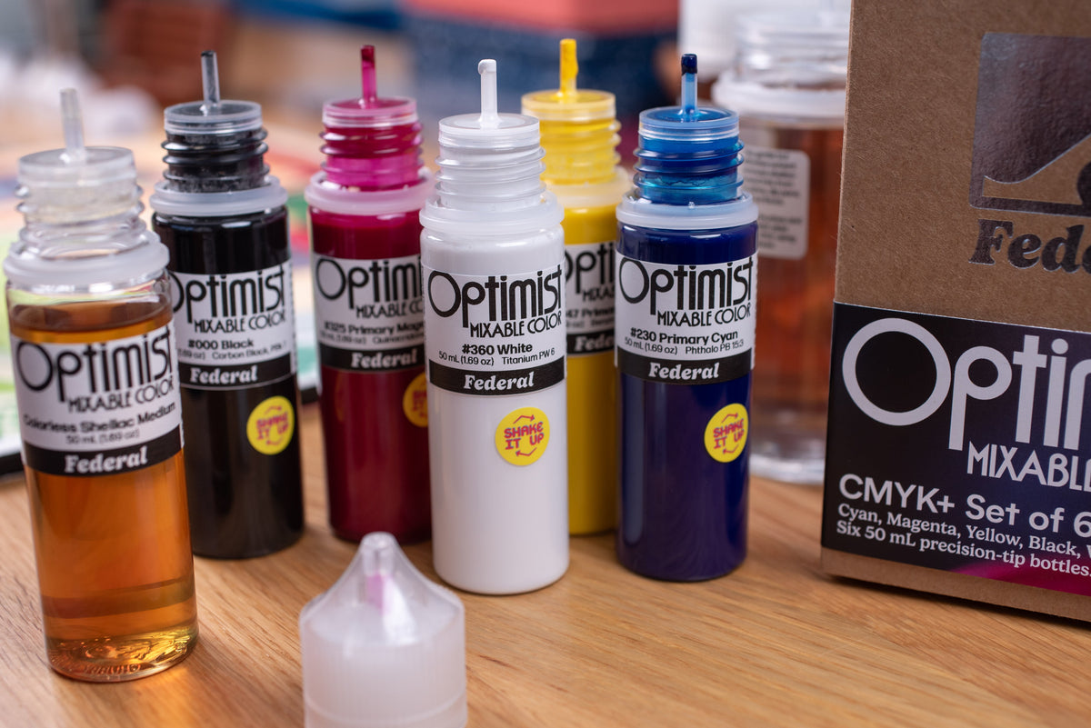 Optimist Pigment Ink, CMYK+ Set of 6 – St. Louis Art Supply