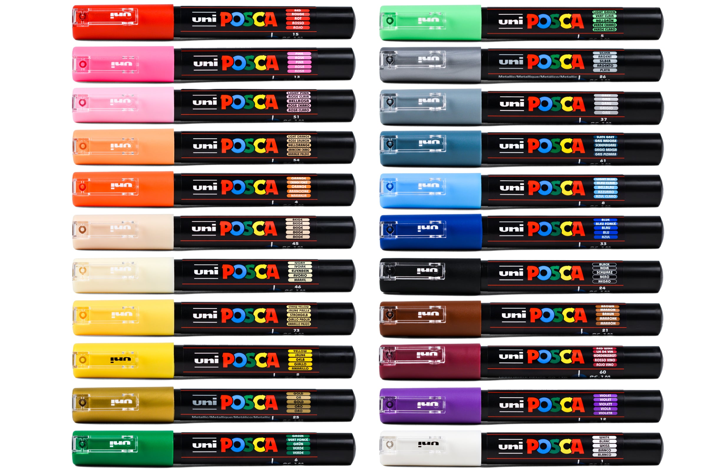 POSCA PC3M Paint Pen - Full Set of 45 pens