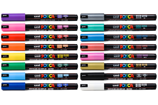 Uni POSCA Paint Markers, Cool Colors Set (PC-5M) – St. Louis Art Supply