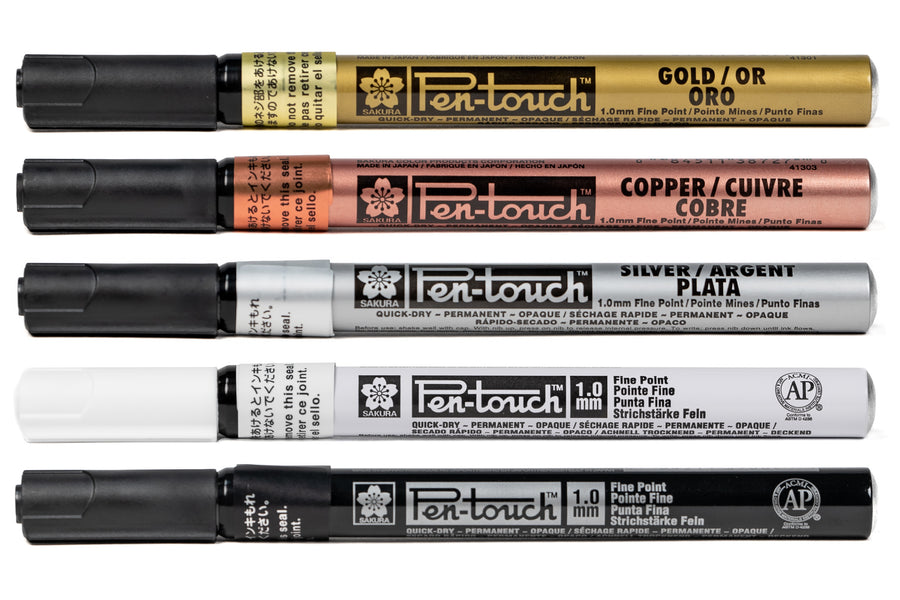 Pen-Touch Permanent Paint Markers, 1 mm