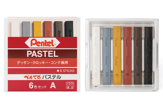 Pentel - Pocket Pastel Set, Earth Tones - St. Louis Art Supply