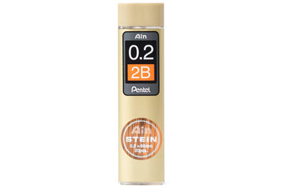 Pentel - Ain STEIN Mechanical Pencil Leads, 0.2 mm, 2B - St. Louis Art Supply