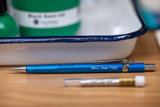 Sharp P205 Mechanical Pencil, 0.5 mm, Metallic Blue