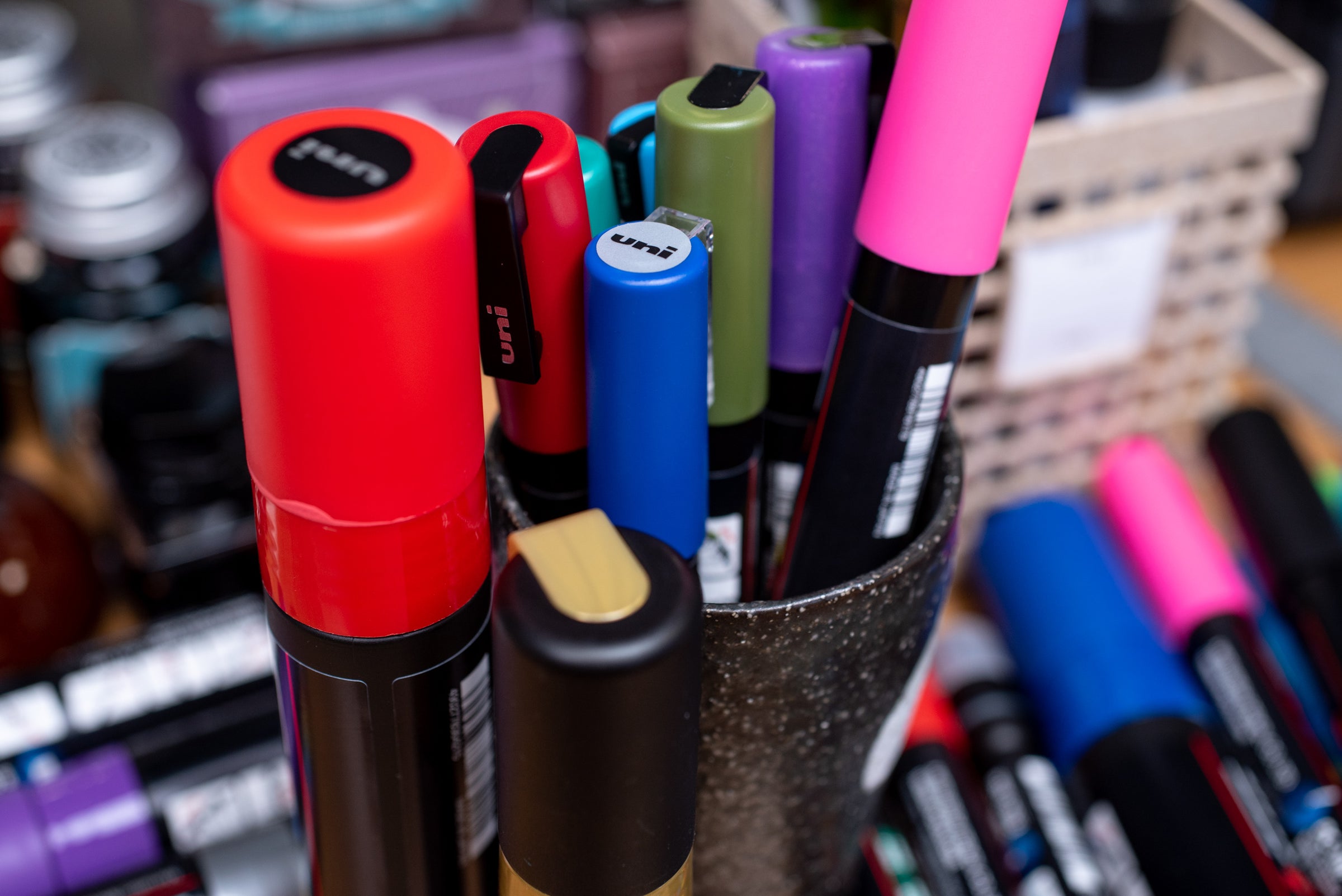 Uni Posca Paint Markers Set of 8 Colors - InfamyArt