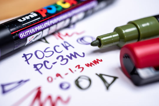 Uni POSCA Paint Markers, Cool Colors Set (PC-5M)