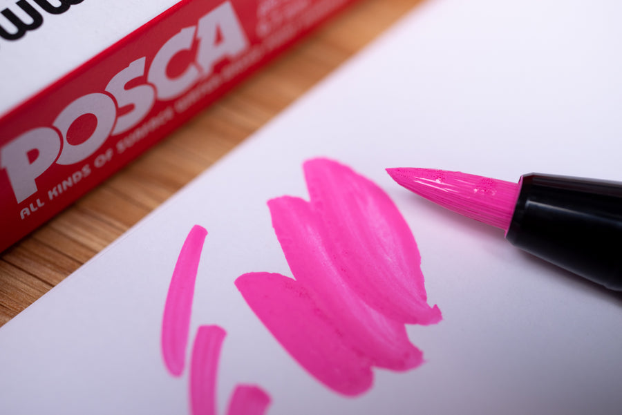 uni POSCA Paint Marker PCF-350 Brush Tip Art — Art Department LLC