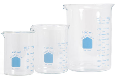 Pyrex - Pyrex Vista Low Form Beaker, 1000 mL - St. Louis Art Supply