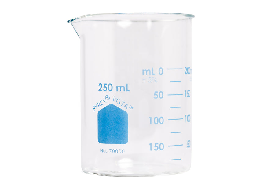 Beaker 100 ml Pyrex borosilicate glass low form 