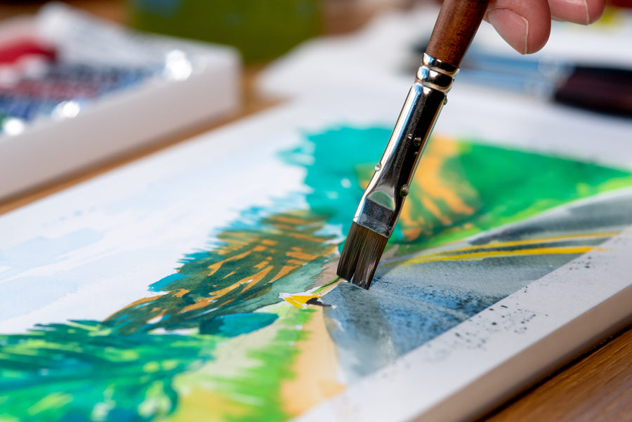 Precision Watercolor Brushes