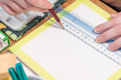 Raymay - Raymay Grid Ruler, 30 cm - St. Louis Art Supply