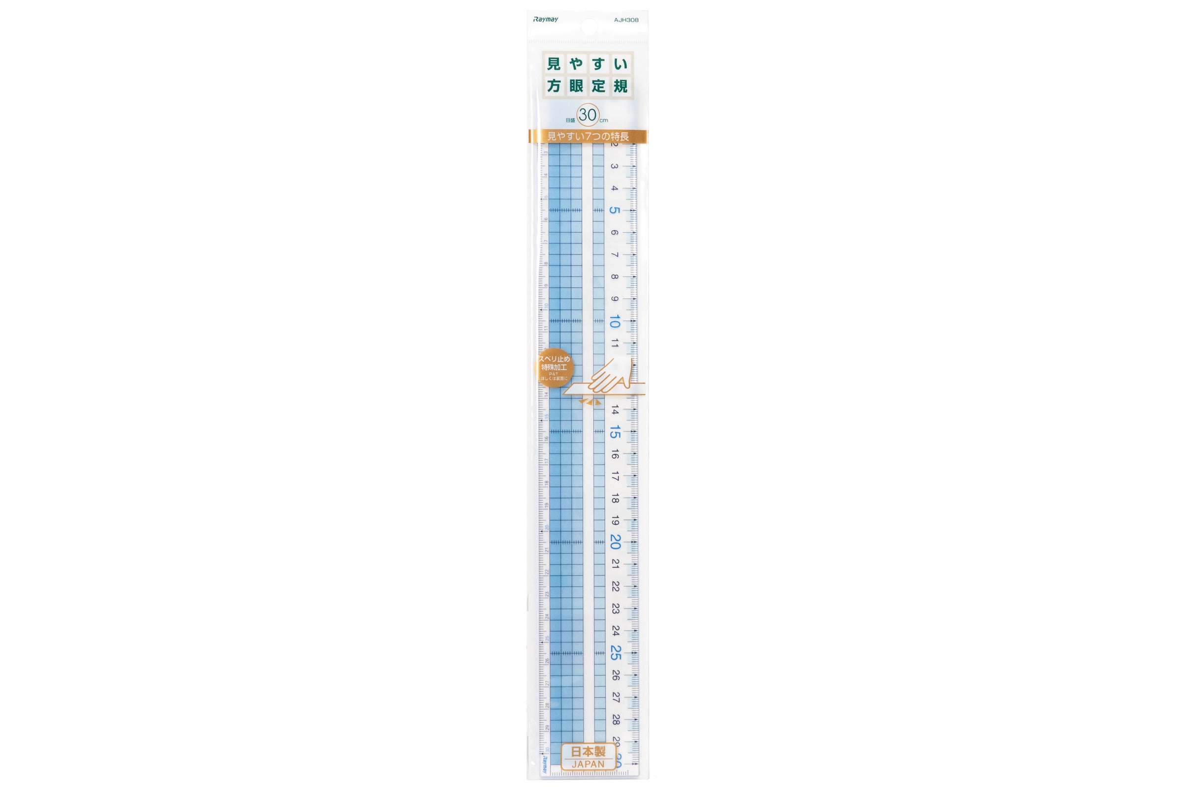 Raymay Grid Ruler, 30 cm – St. Louis Art Supply