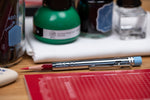 Pencil Extender, Chrome with Red Pencil