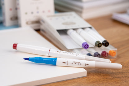 Sailor - Shikiori Brush Pens, Set of 5, Summer Colors - St. Louis Art Supply