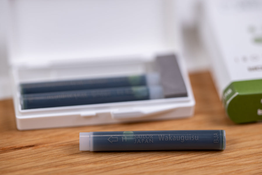 Shikiori Fountain Pen Ink Cartridges, #205 Souten (Azure Sky)