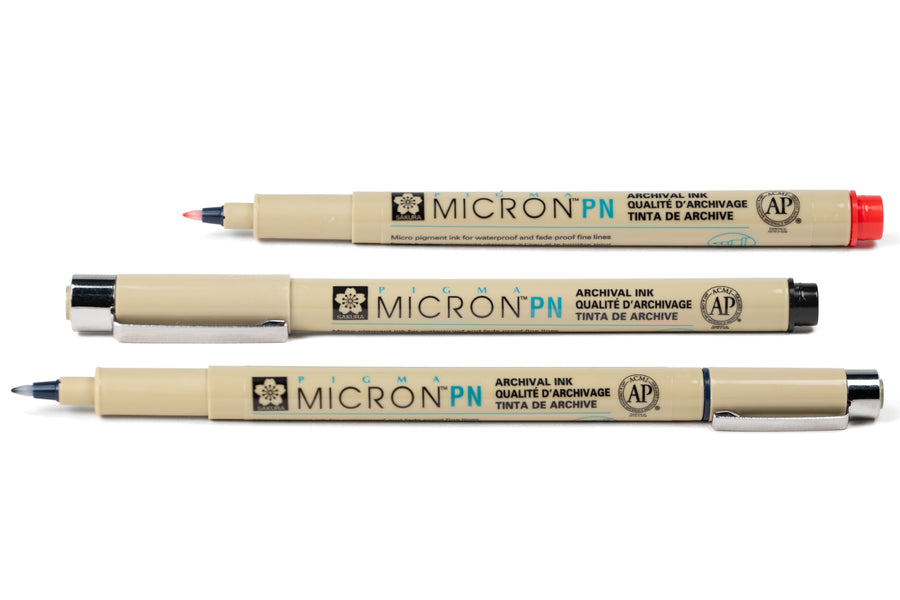 Micron PN Flexible Nib Pigment Pens
