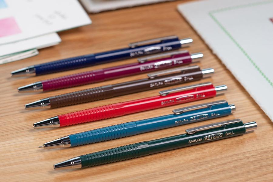 Sakura - Retrico Ballpoint Pen, 0.4 mm, Cerulean Blue - St. Louis Art Supply