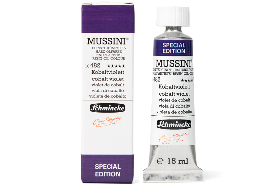 Mussini Oil Colors, Limited Edition Cobalt Violet, 15 mL