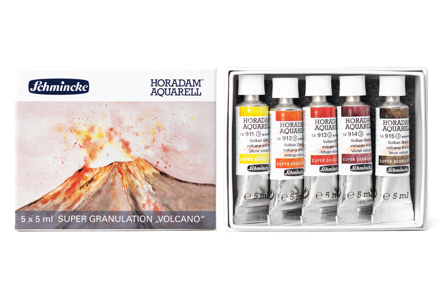 Schmincke Horadam Super Granulating Watercolor 15ml Volcano Set of 5