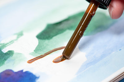 Schmincke - Aqua Drop Liquid Watercolors, #580 May Green - St. Louis Art Supply