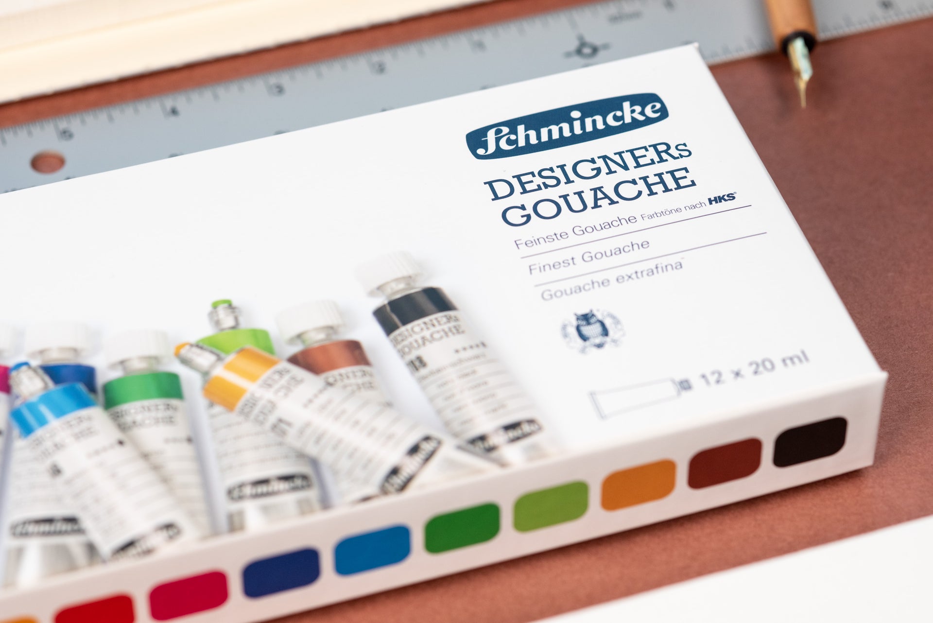 Schmincke Designers' Gouache, 20 mL, Set of 12 St. Louis Art Supply