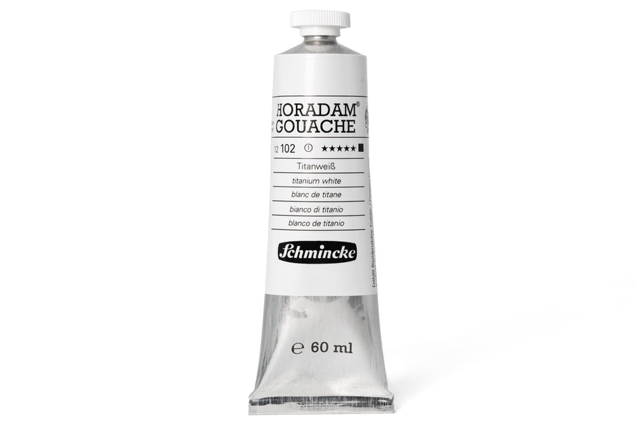 Schmincke - Horadam Gouache, 60 mL, #102 Titanium White - St. Louis Art Supply
