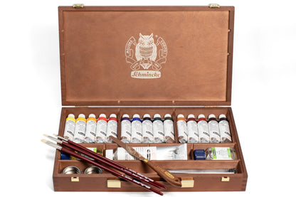 Schmincke - Mussini Oil Colors, Portable Studio Set - St. Louis Art Supply
